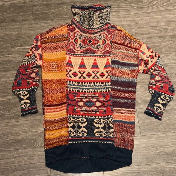 Free People Taos sweater mini dress size XS - Picture 3 of 6